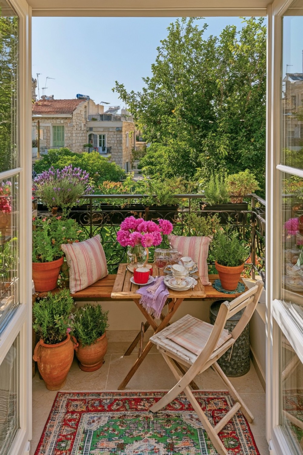 3. Bring Provence Character Through Weathered Natural Materials