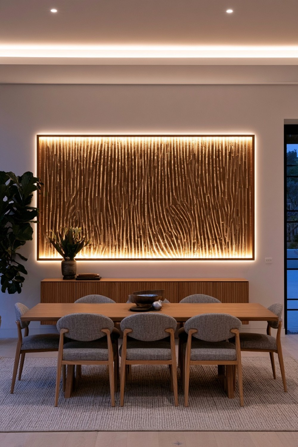 10. Highlight A Textured Feature Wall