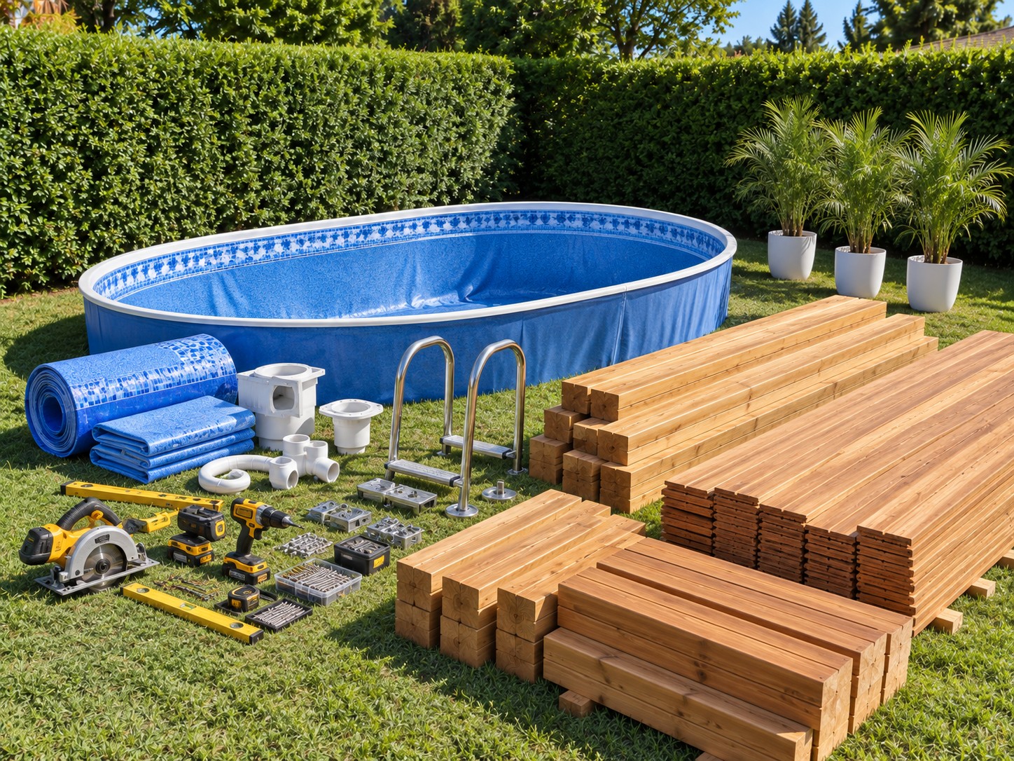 Measure The Pool And Plan The Deck