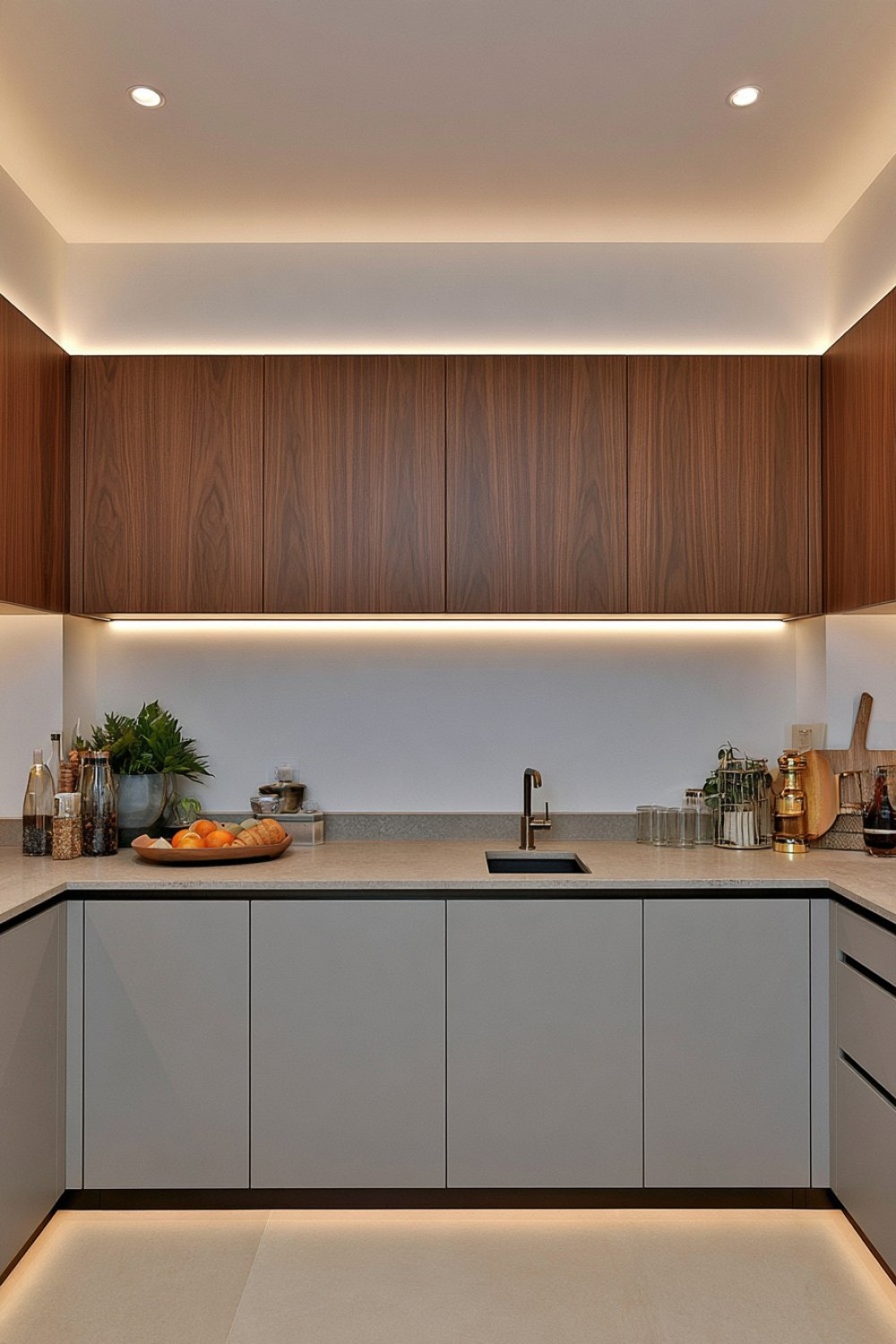 12. Lighting Beneath A Floating Wall Cabinet
