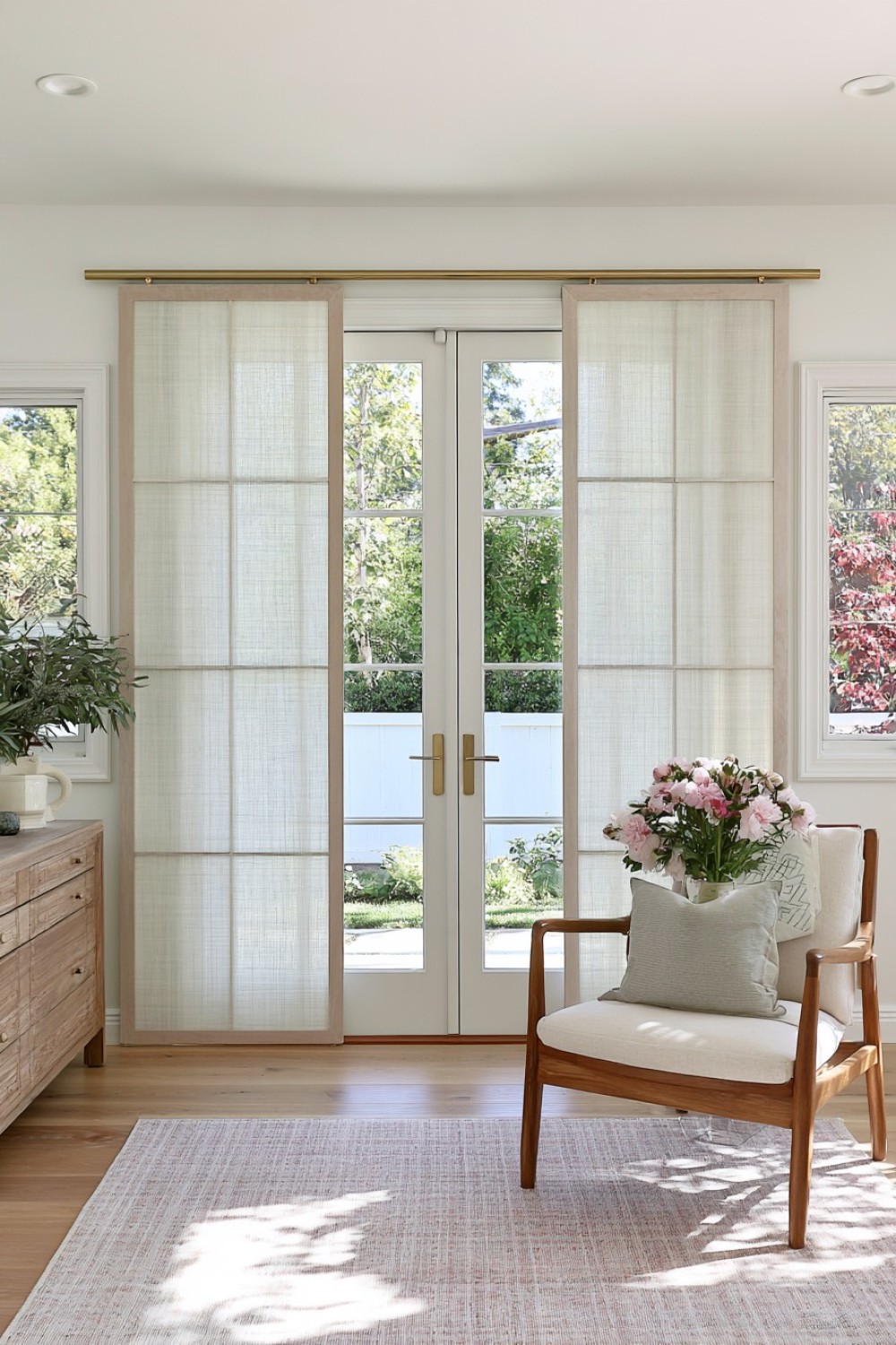 6. Sliding Cane Privacy Screen