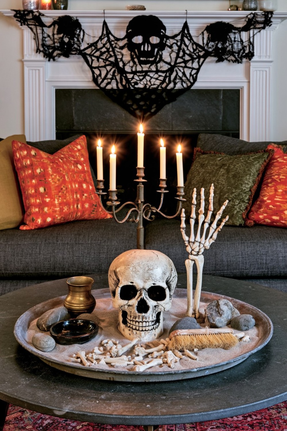 15. Skeleton Excavation Coffee Table Display