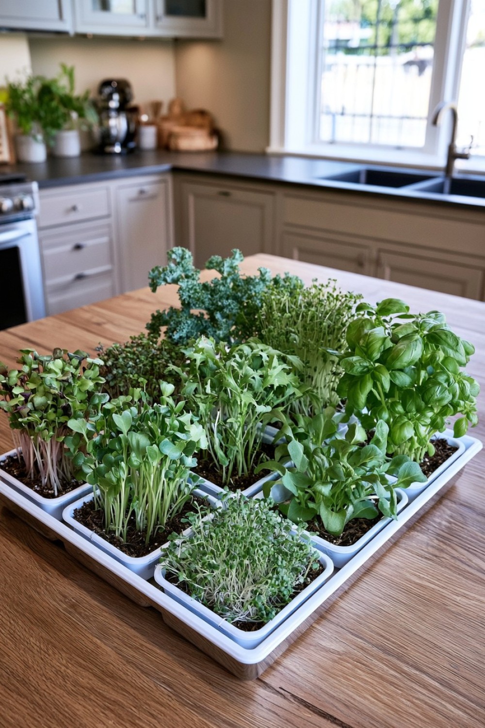 2. Modular Microgreen Container Grid