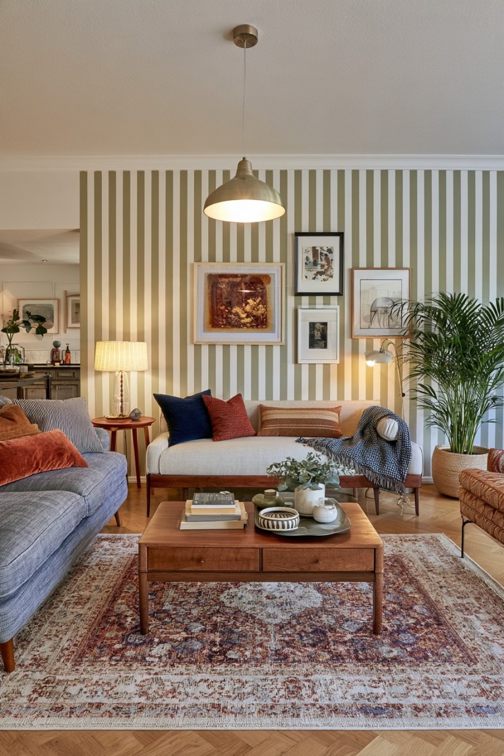 13. Backless Daybed As An Open Room Divider