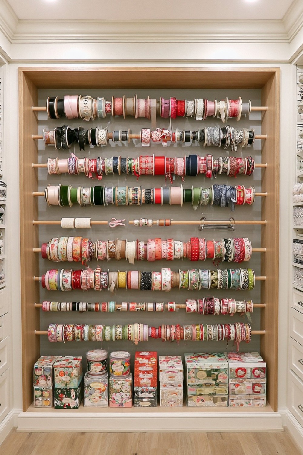 5. Ribbon Dispensing Wall