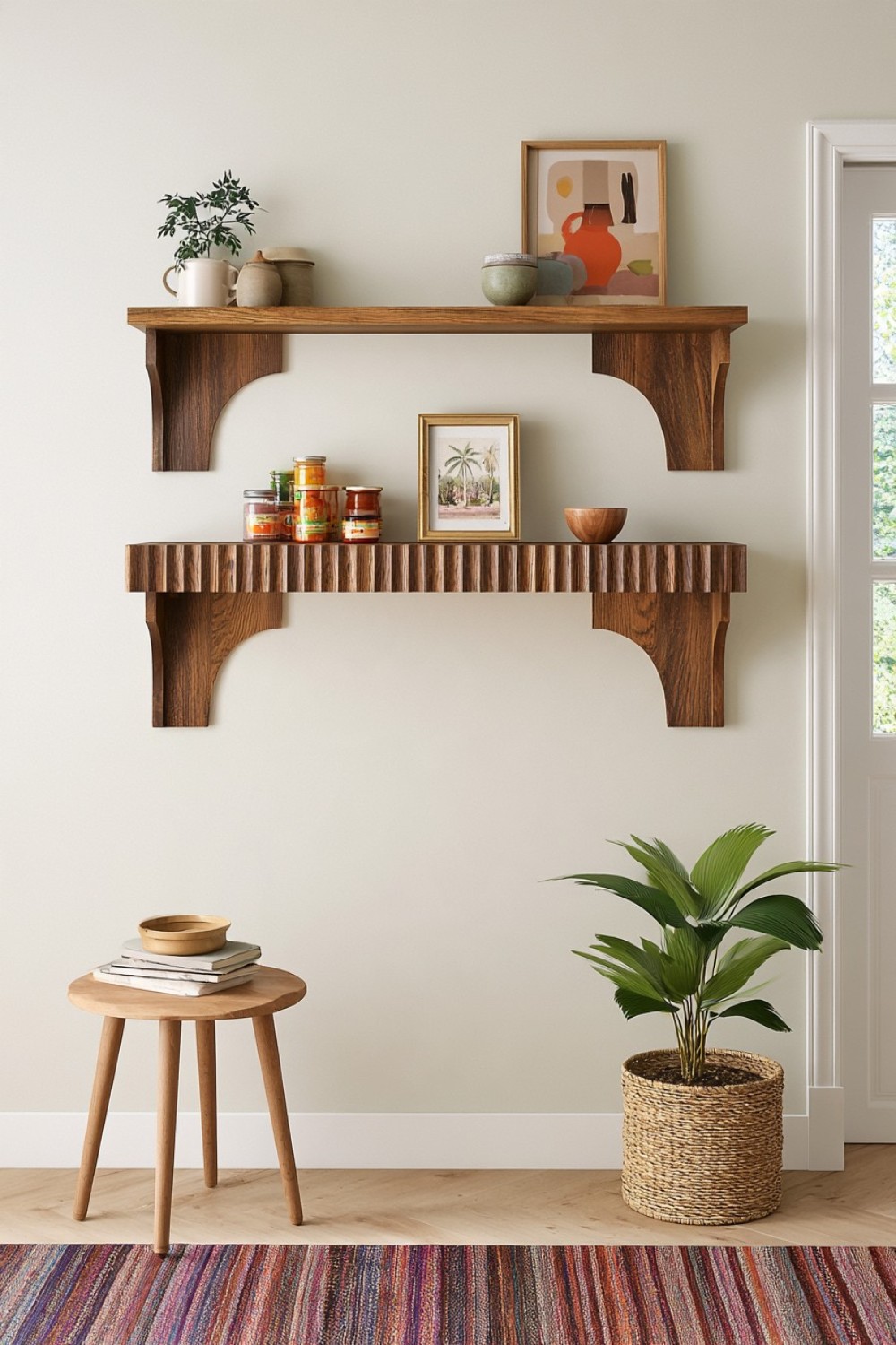 5. Scalloped Front Edge Bracket
