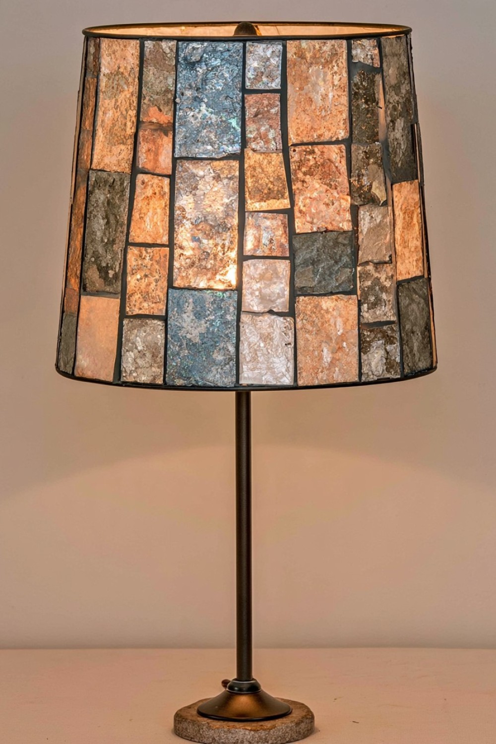 11. Iridescent Mica Mosaic Shade