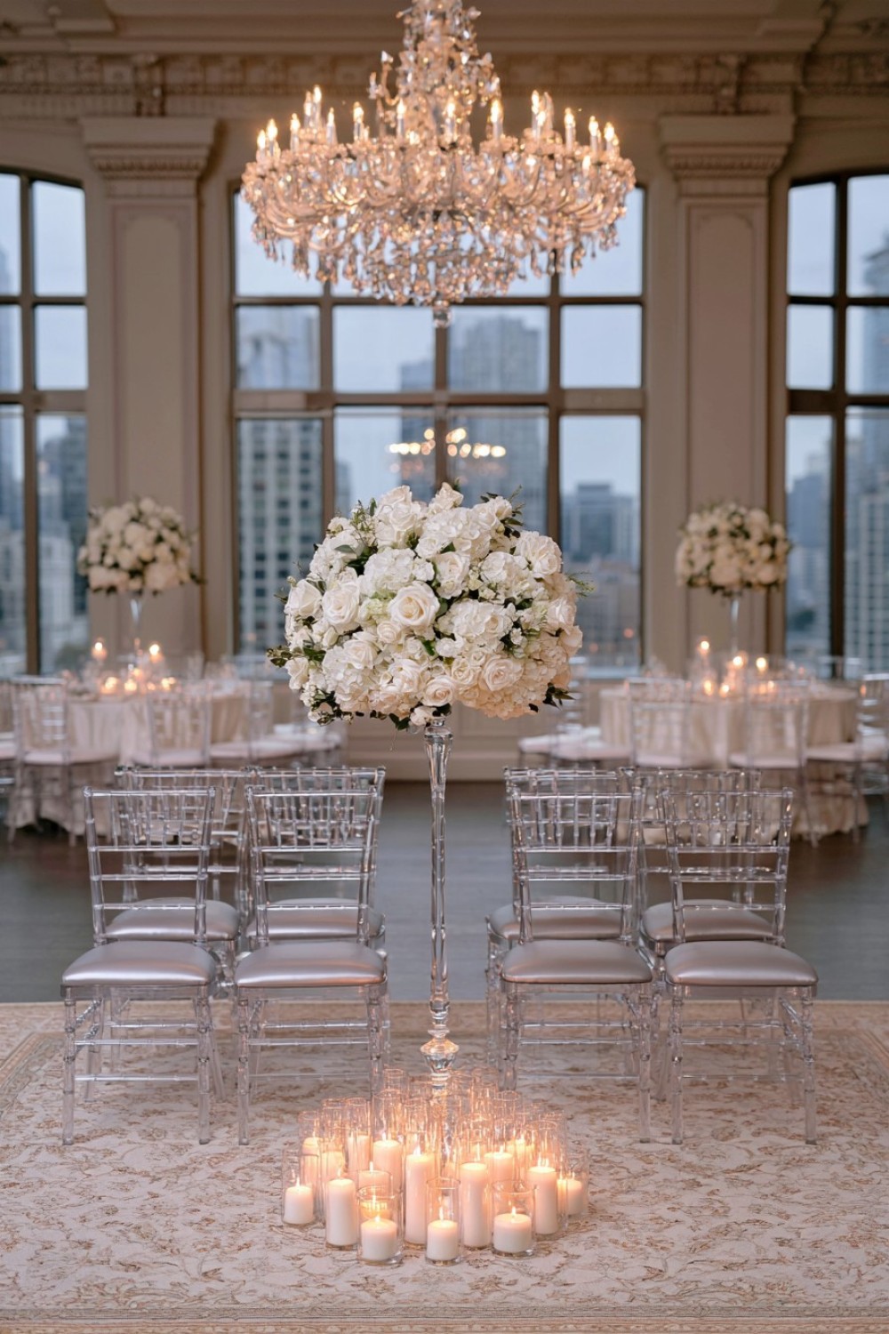 9. Translucent Chairs With Restrained Silver Accents