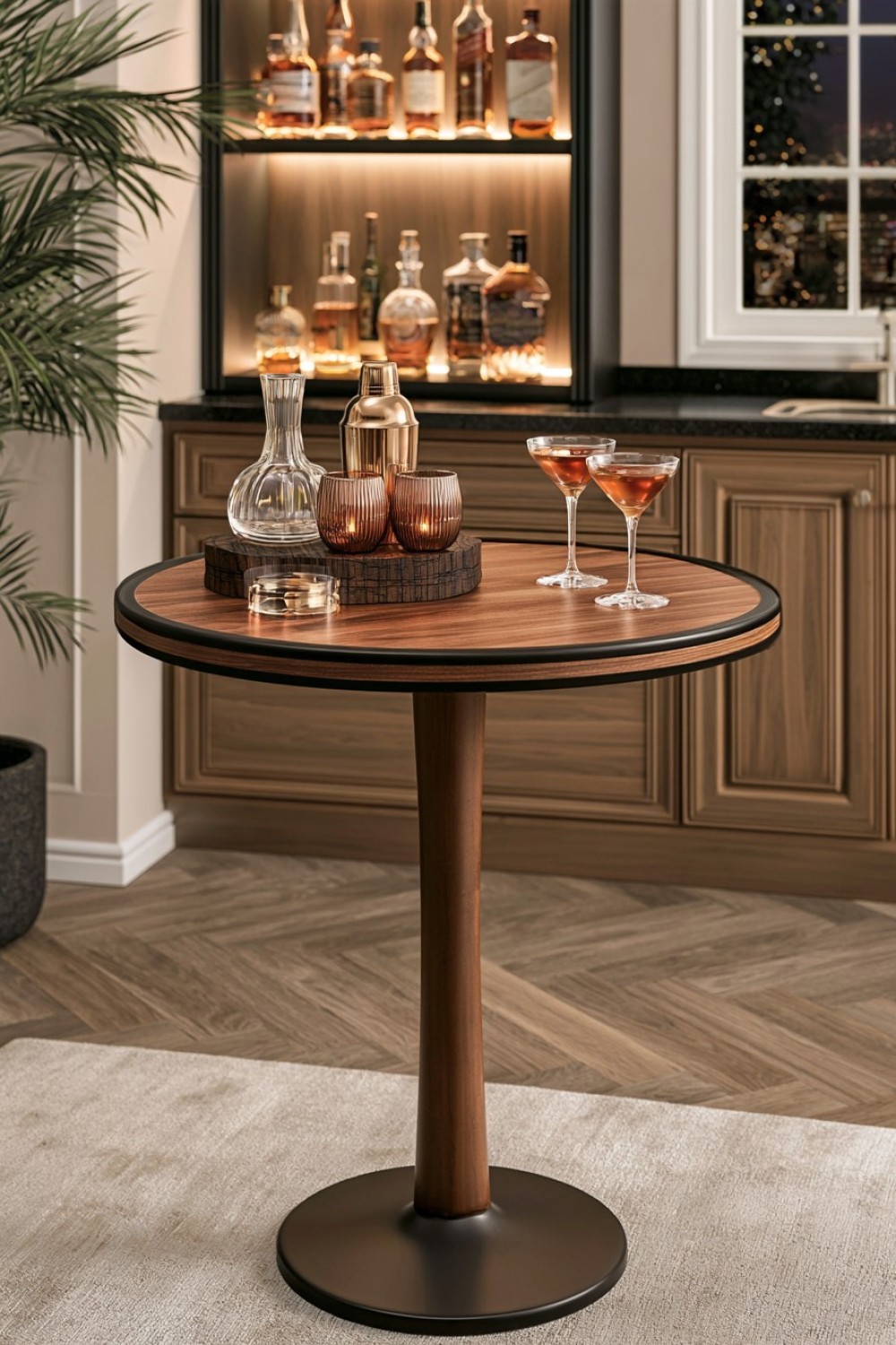 15. Bar Table Styled Around One Signature Drink
