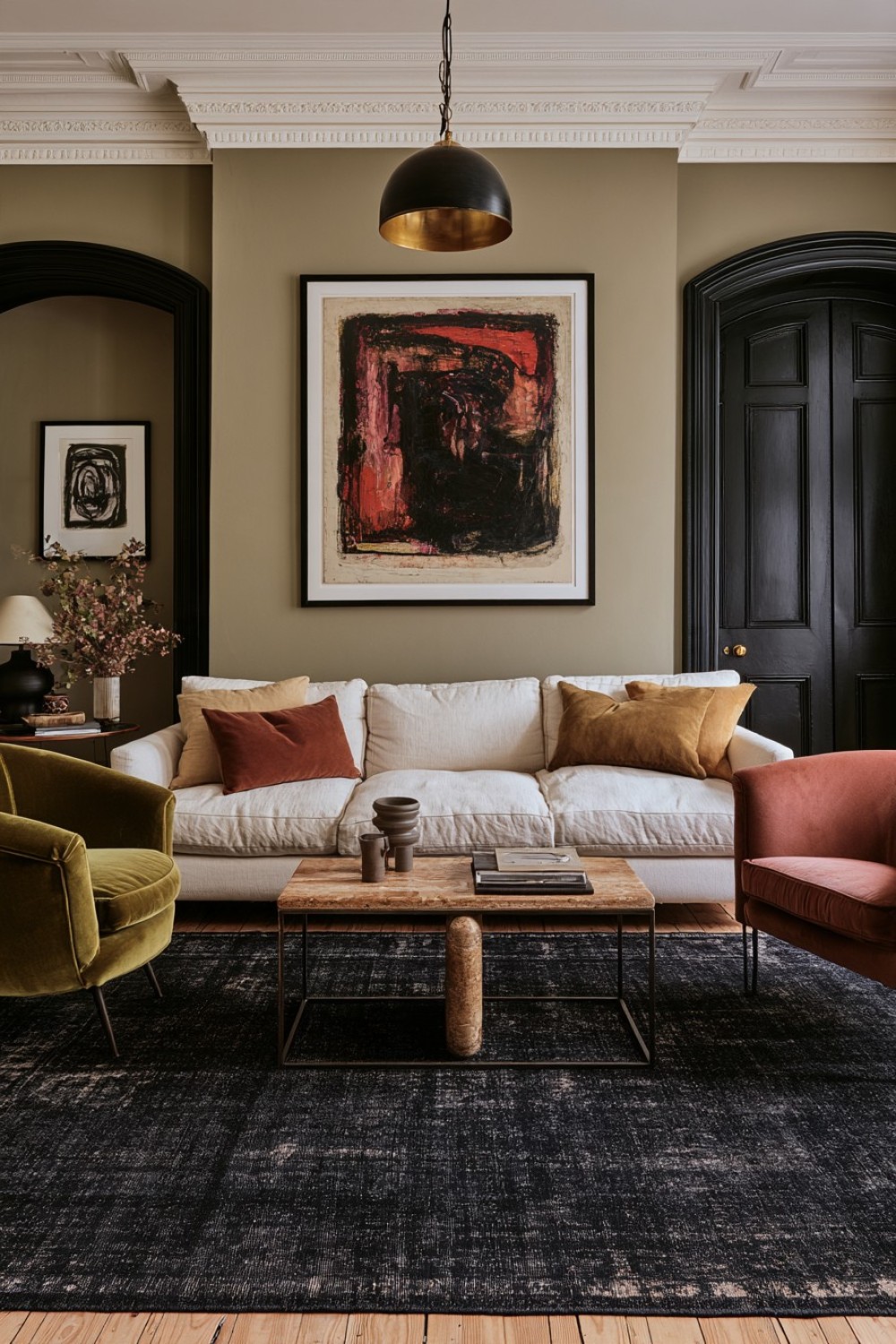 13. Dark Rug As The Foundation Of Mood