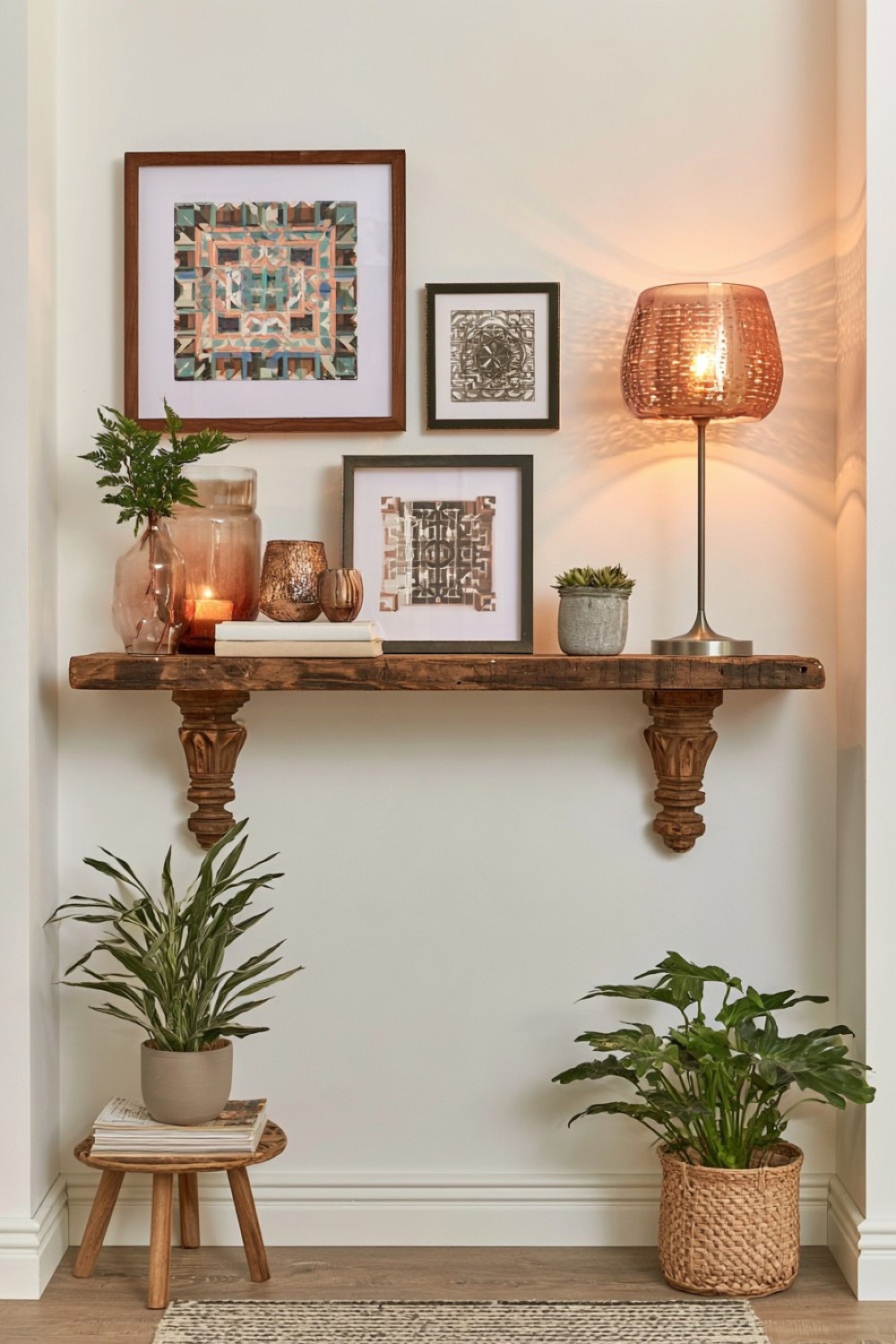 13. Reclaimed Baluster Shelf Bracket