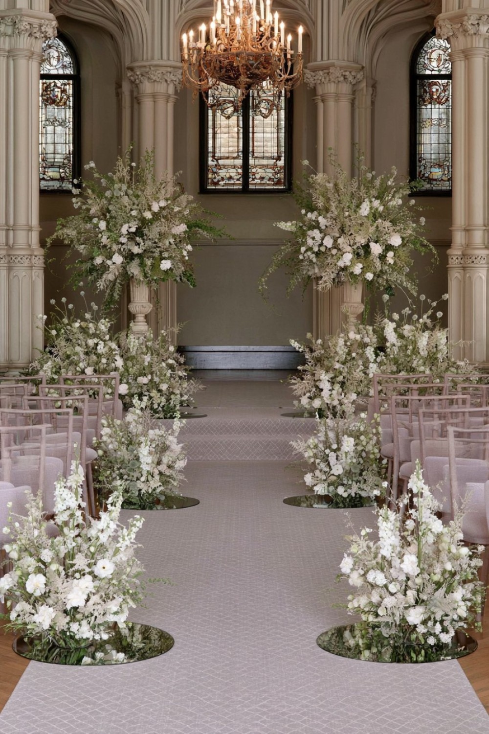12. Reflective Discs Beneath Selected Florals