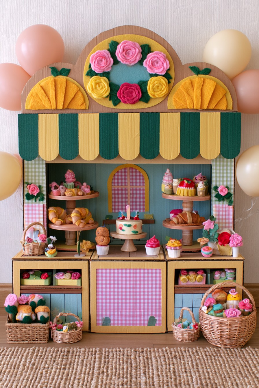 Bakery market first birthday party station