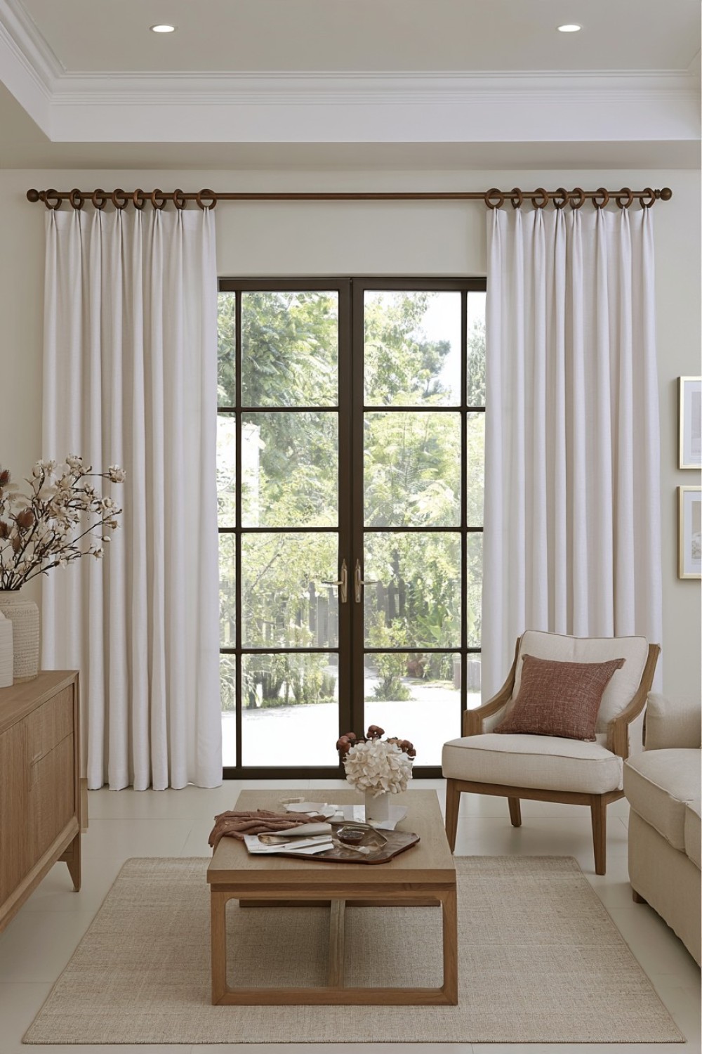 7. Oversized Curtain Rings