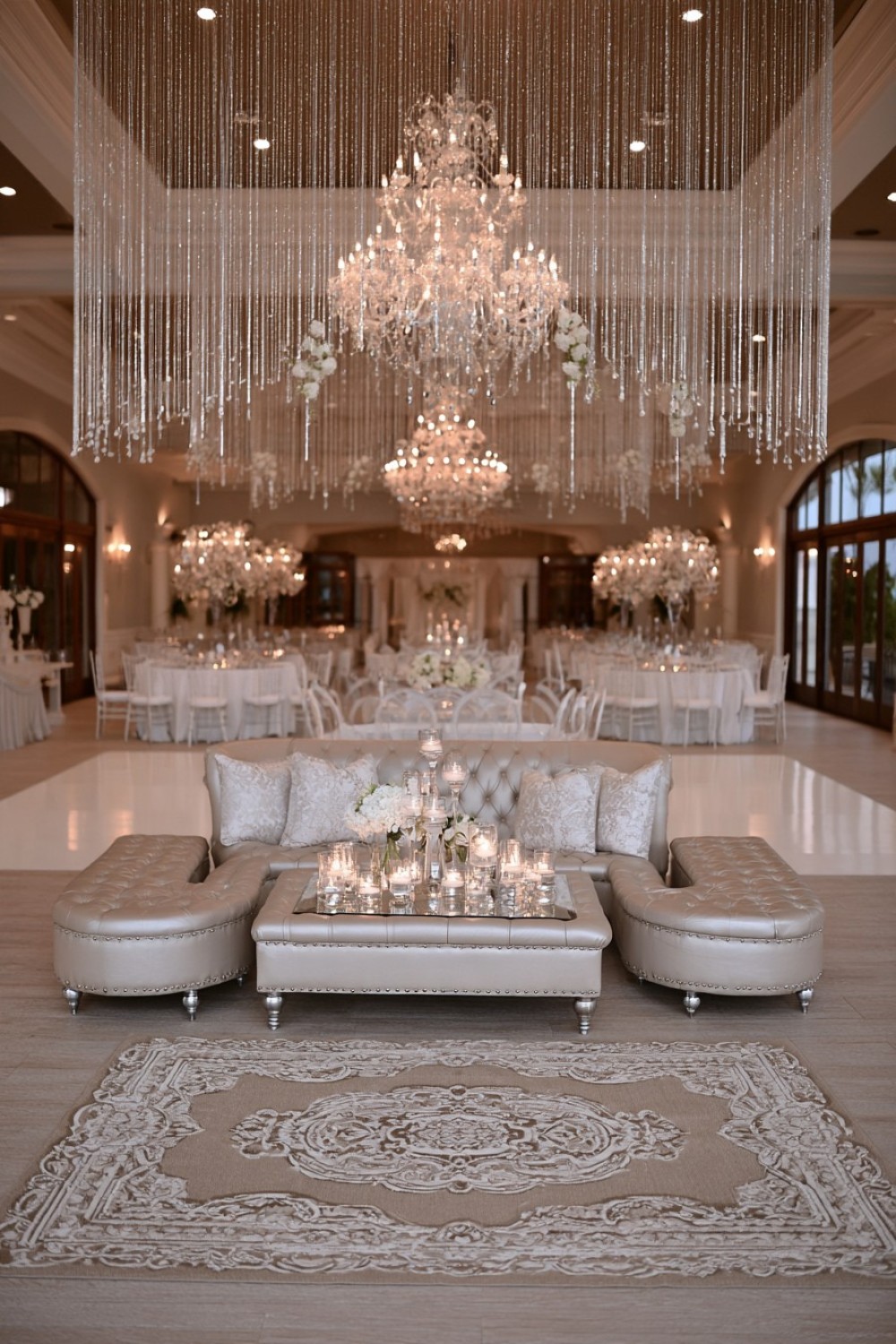 5. Fine Silver Threads Above The Reception Area