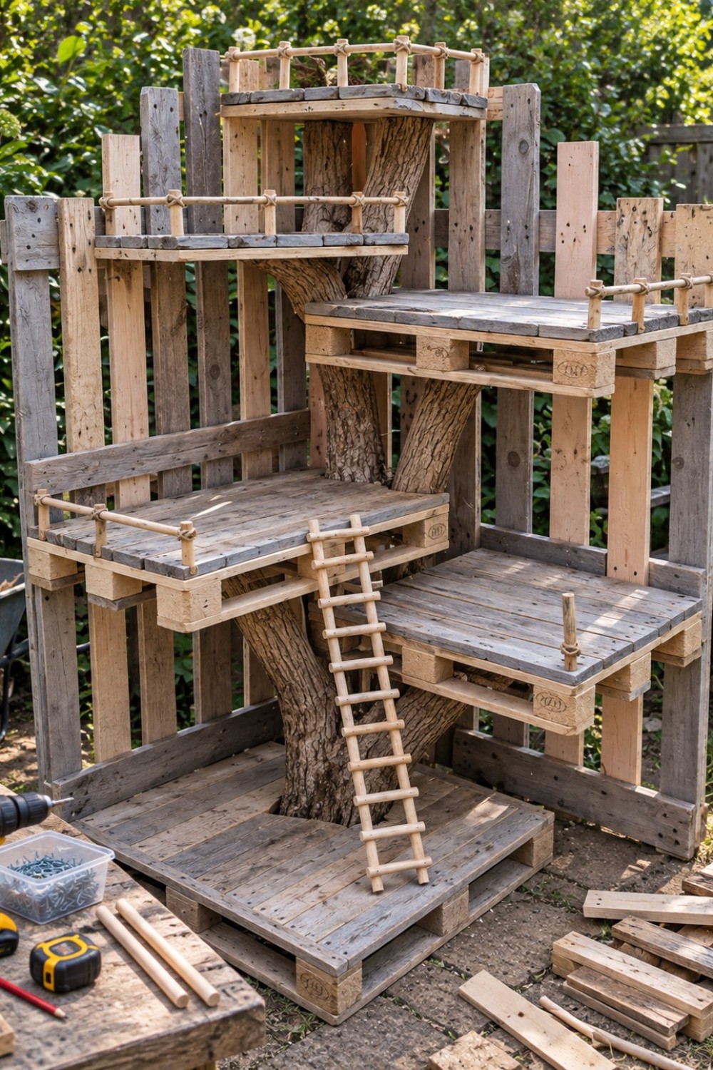Step 2 Build The Frame And Platforms