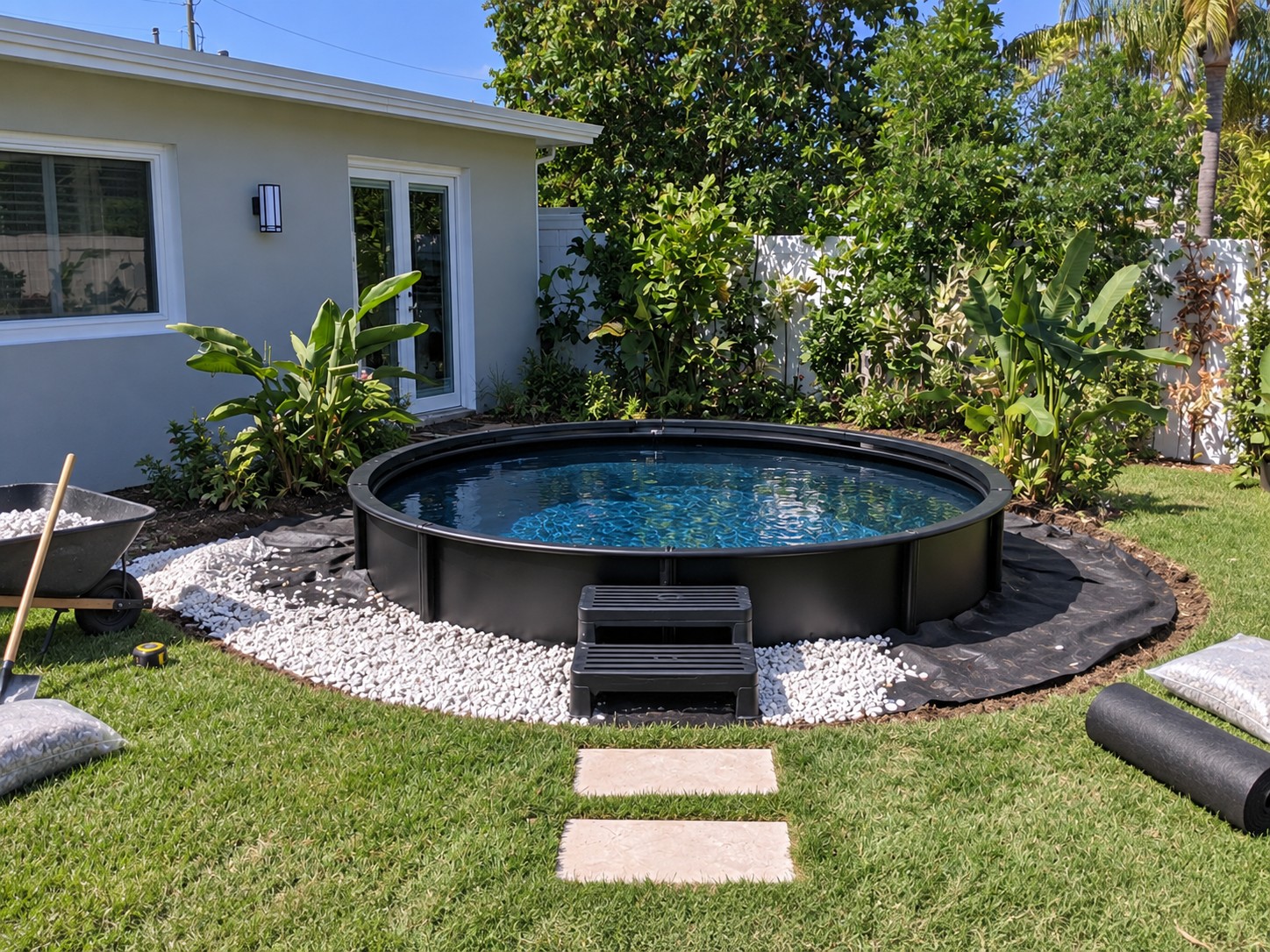 4. Set And Level The Pool