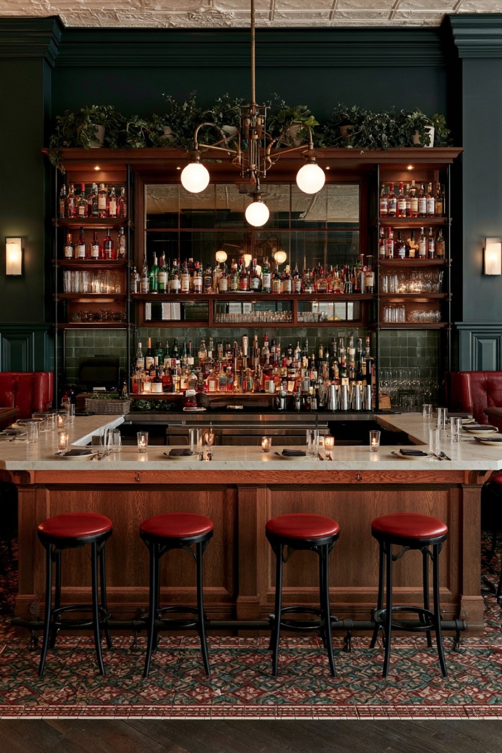 9. Compact L Shaped Bar For A Small Corner