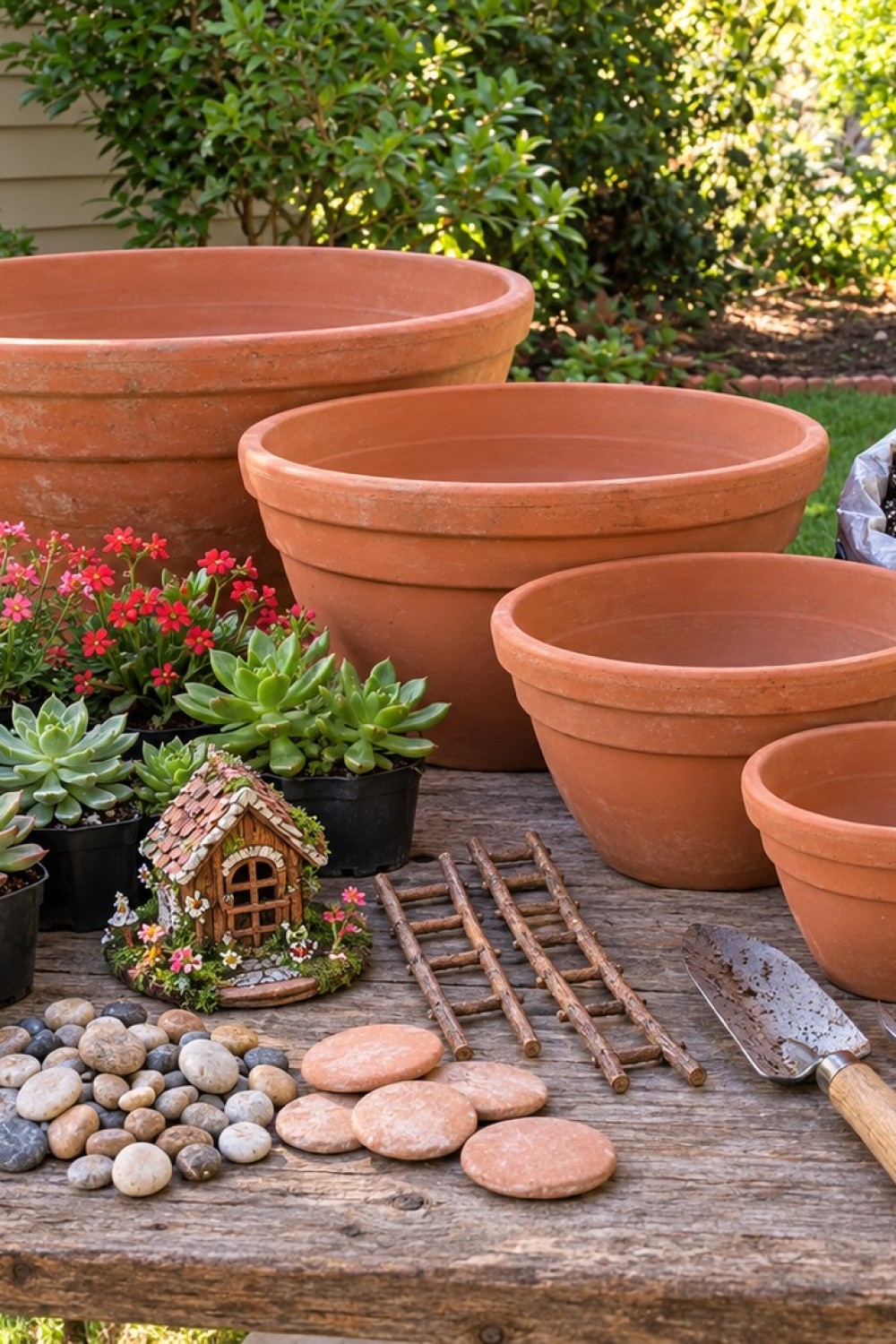 Gather The Pots And Materials