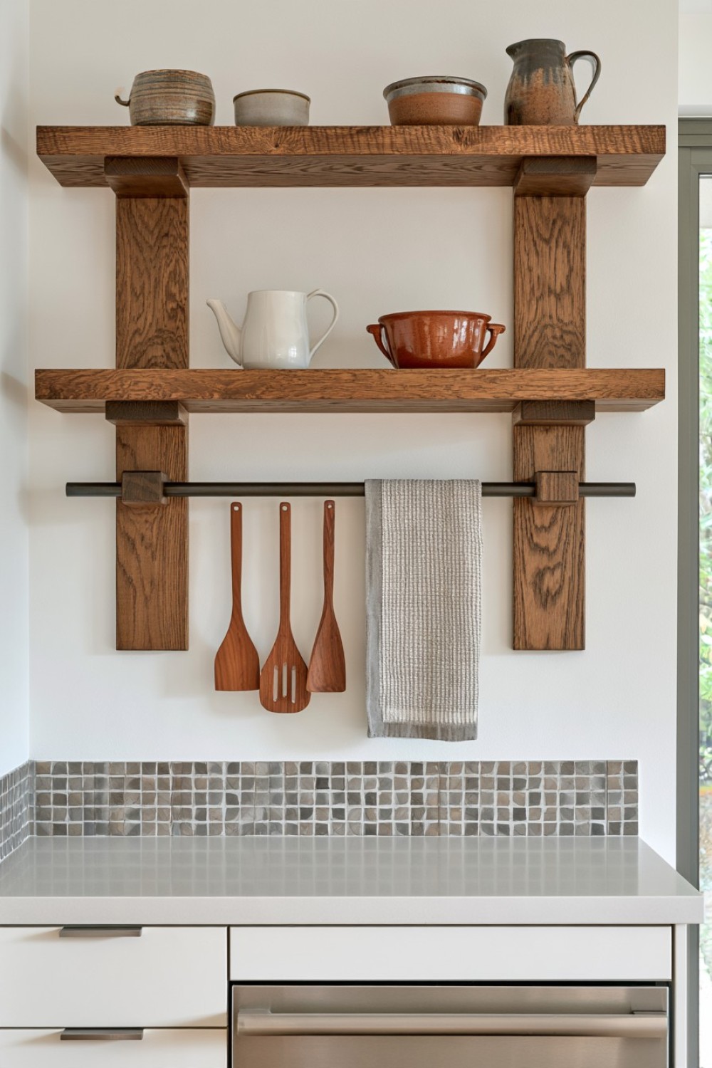 18. Shelf Brackets With An Integrated Hanging Rail