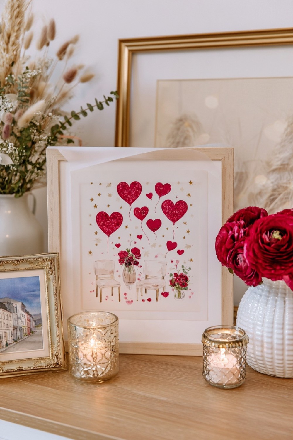 17. Transparent Overlay Valentine Poster