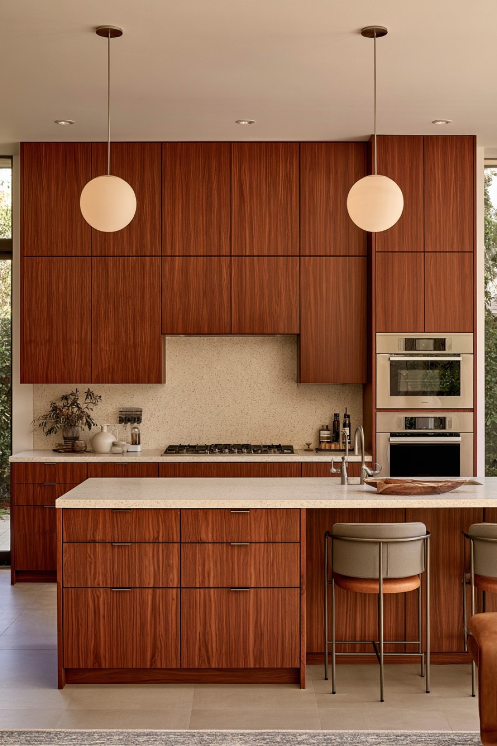 1. Continuous Walnut Grain As The Main Visual Feature