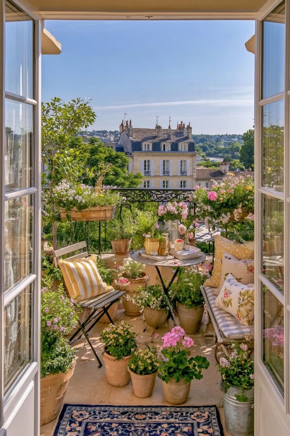 6. Combine Different Planters For A Collected French Country Look