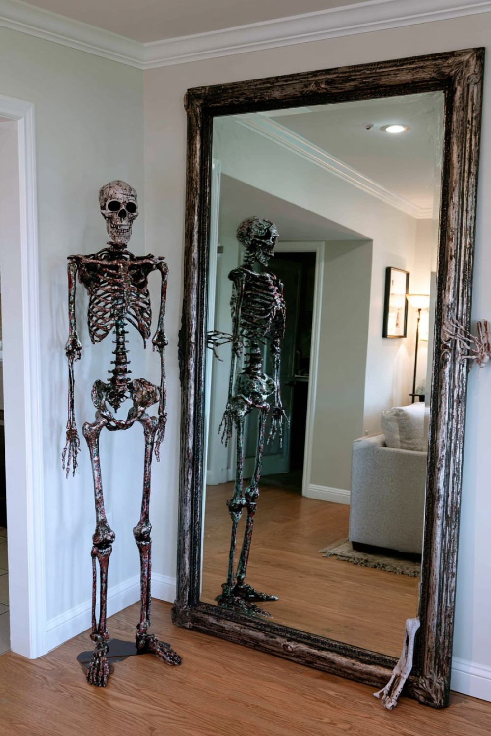 14. Skeleton Mirror Illusion