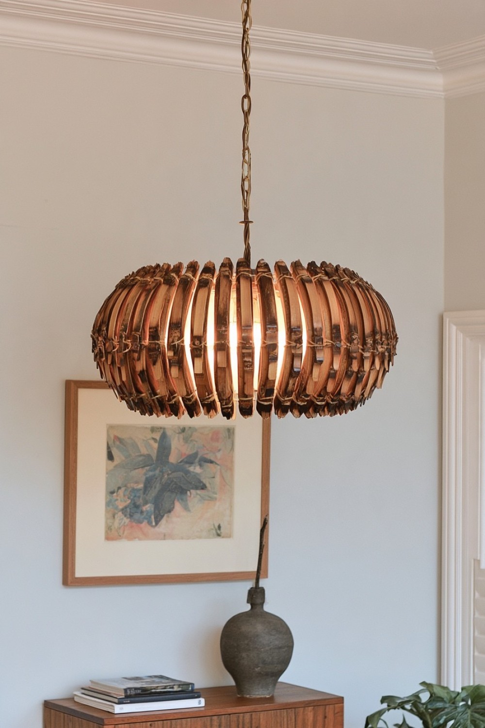 8. Reclaimed Venetian Blind Slat Shade