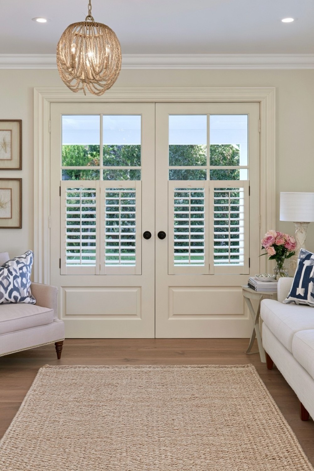 7. Lower Panel Interior Shutters