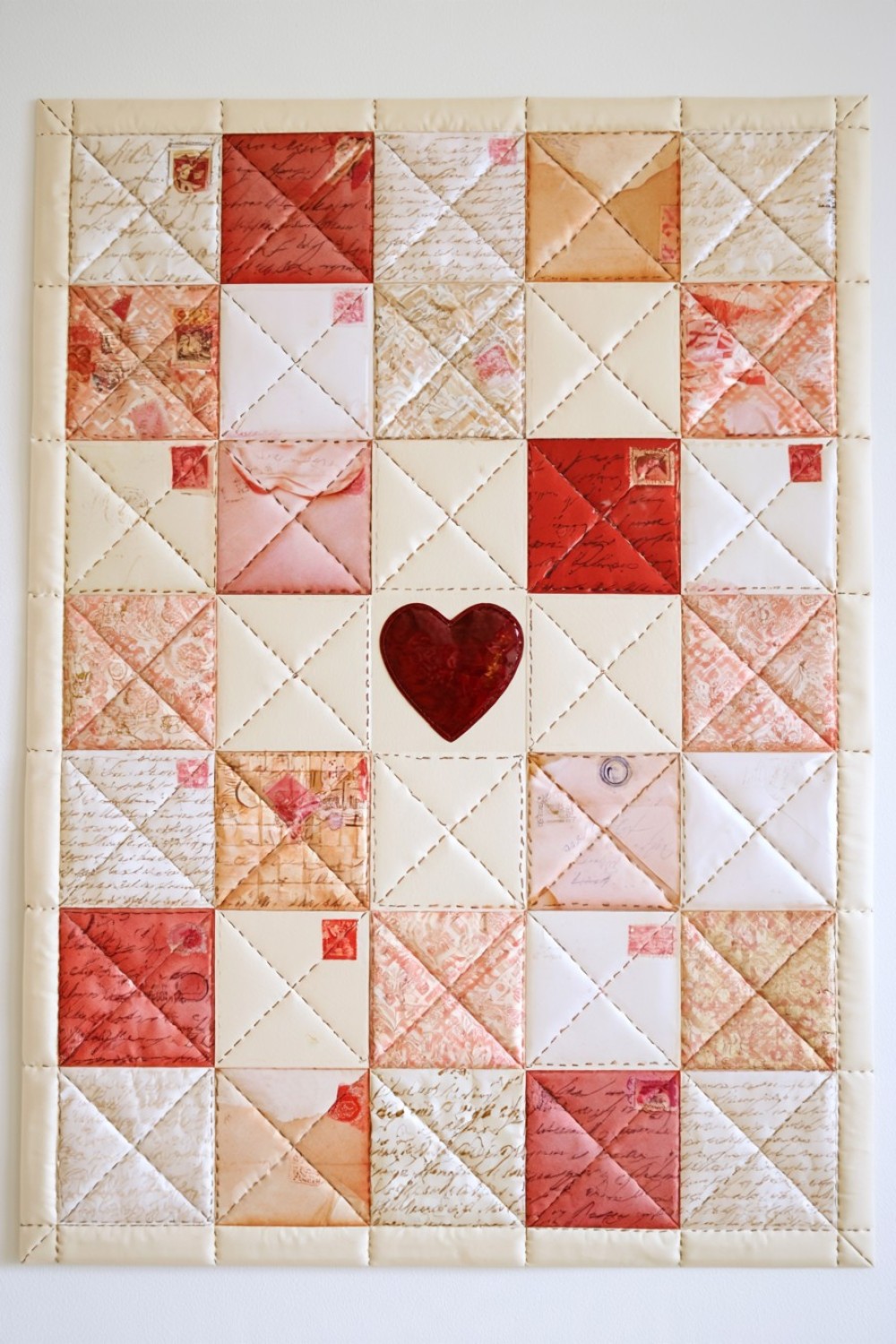 15. Love Letter Paper Quilt Poster