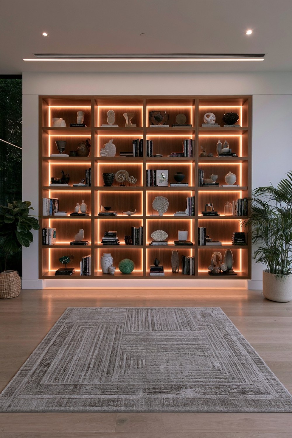 3. Illuminate Open Shelving From Within