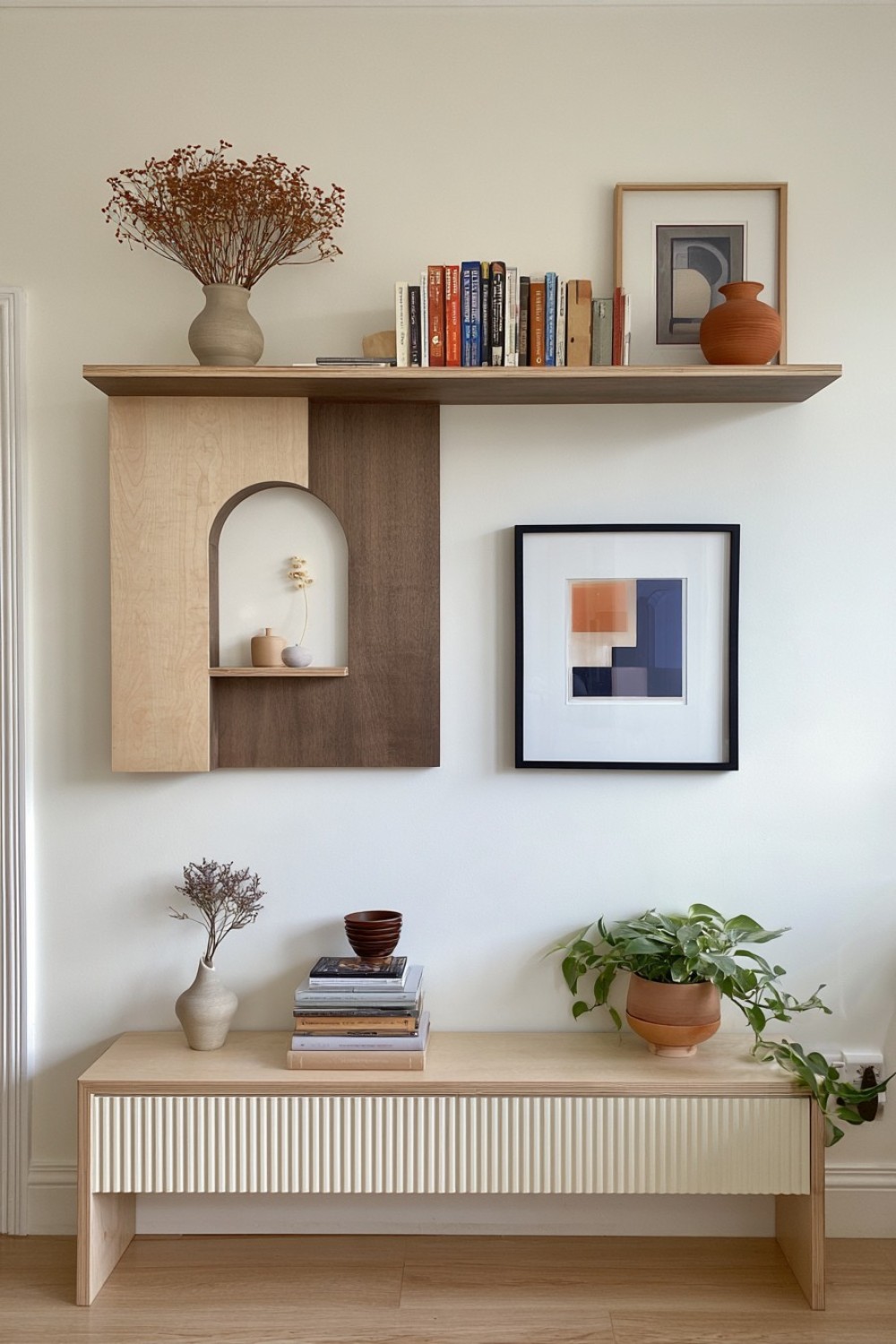 9. Shelf Bracket With A Mini Display Niche