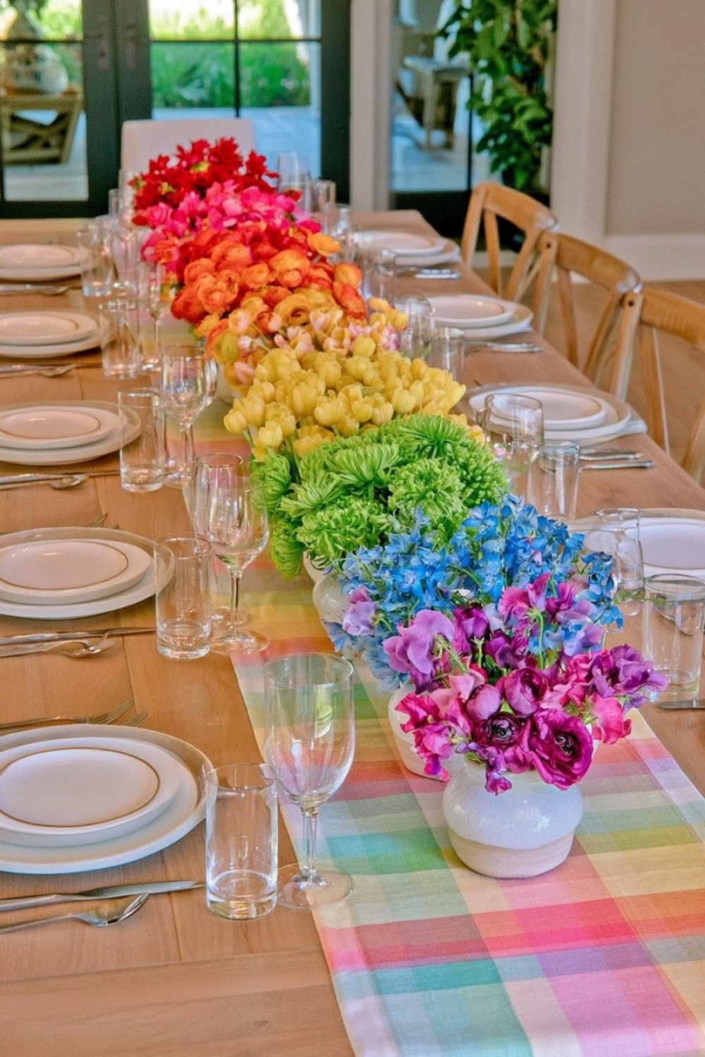 7. Natural Floral Rainbow
