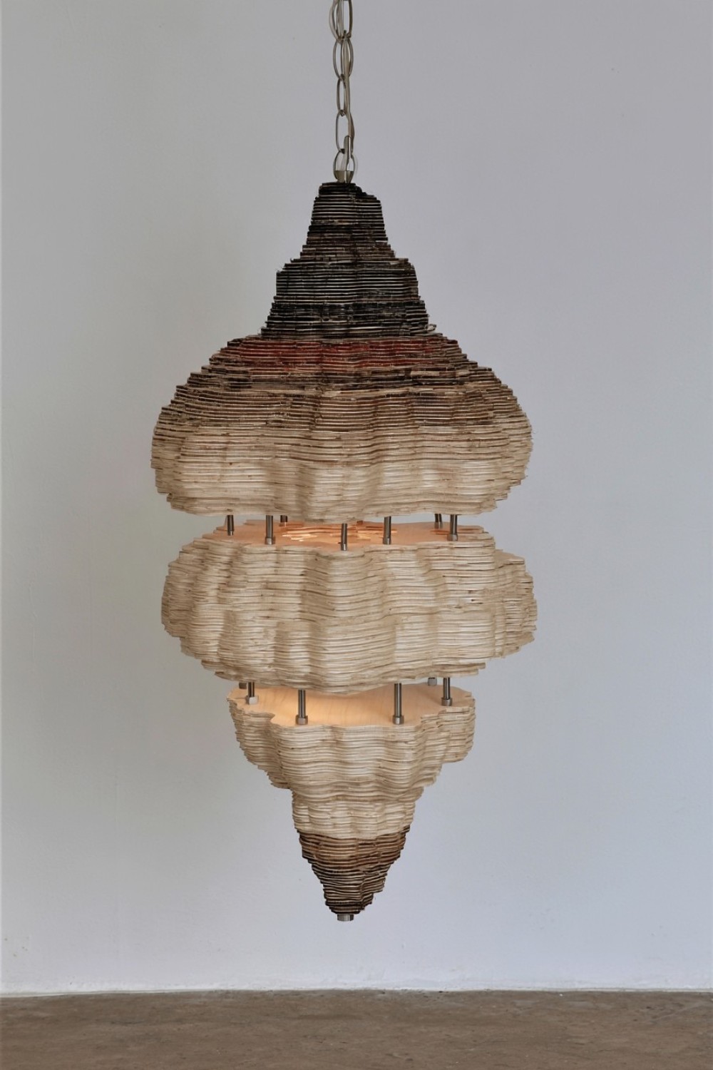 5. Topographic Stacked Plywood Shade