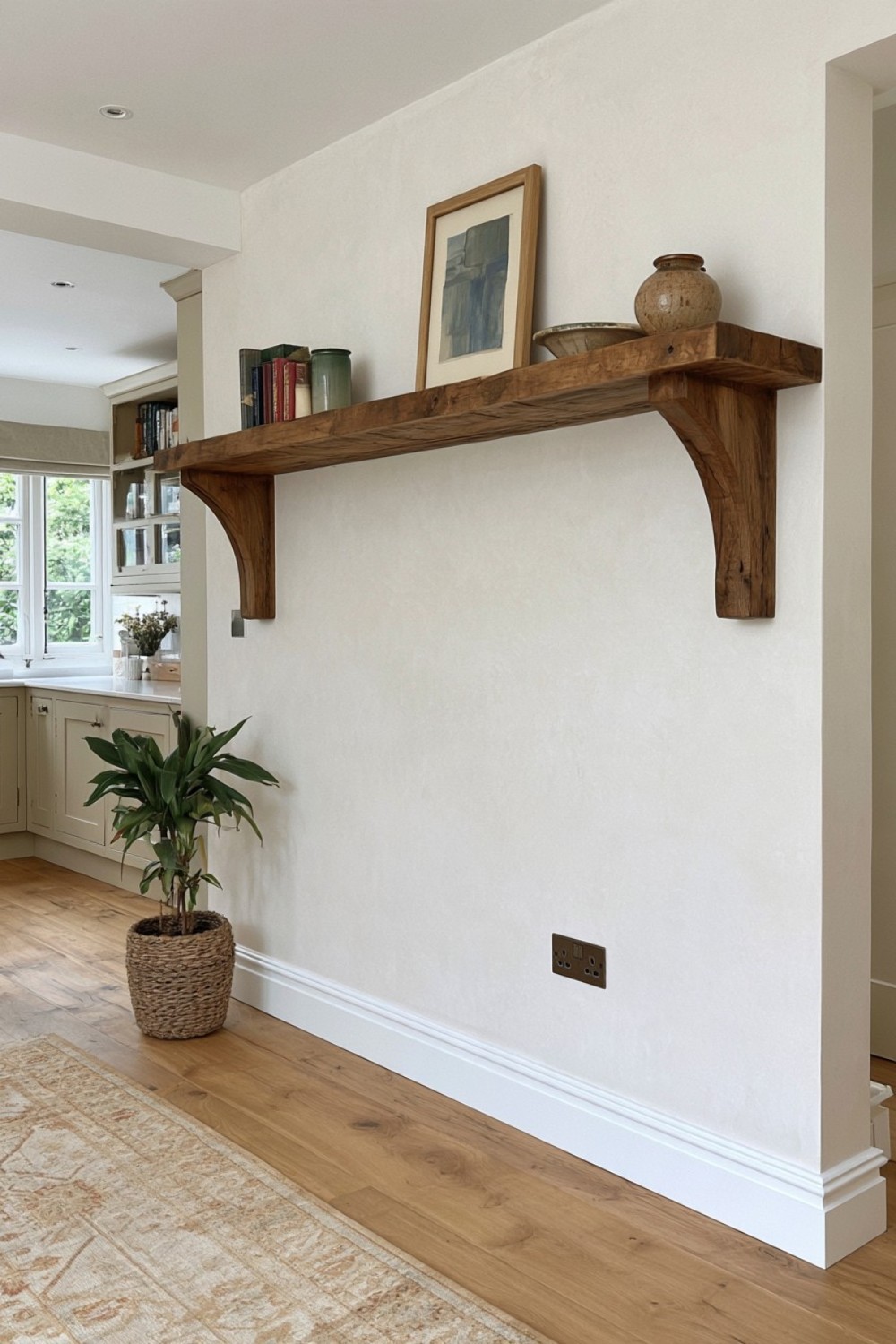 11. Simplified Curved Corbel Shelf Bracket