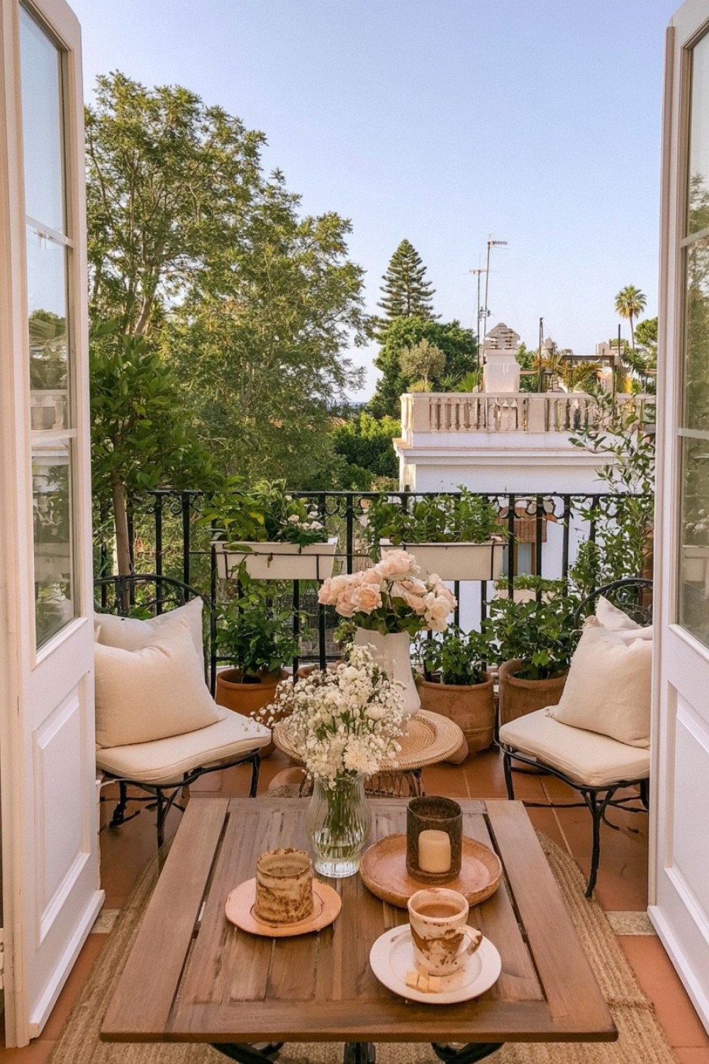 16. Connect The Balcony Visually With The Adjoining Room
