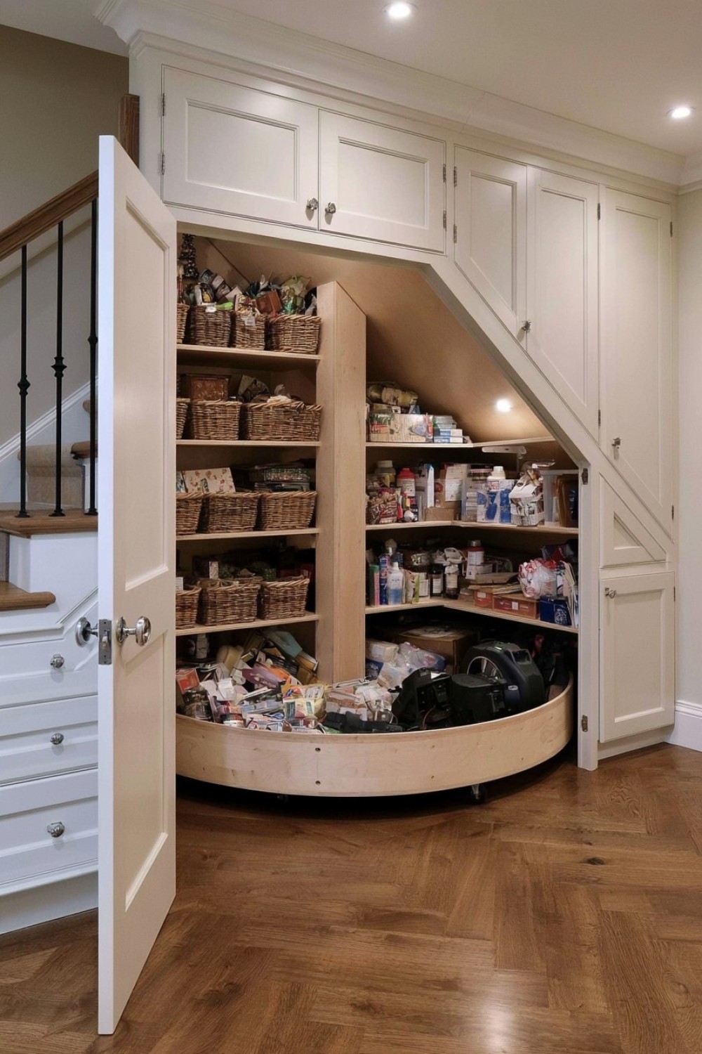 8. Rotating Deep Corner Storage Carousel