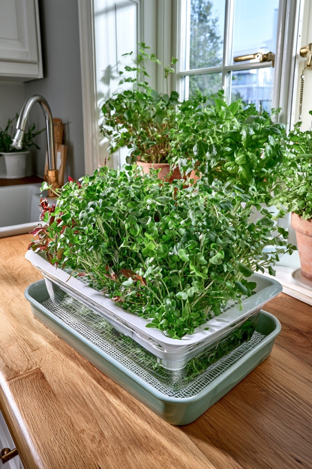 8. Self Watering Microgreen Container