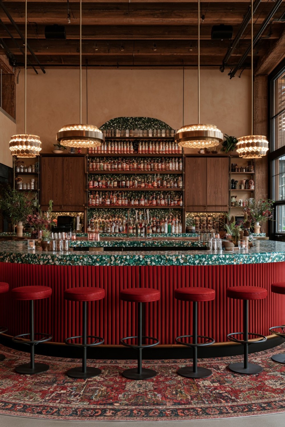 11. Terrazzo As The Main Pattern Of The Bar
