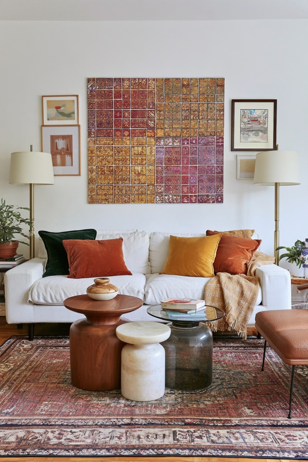 5. Nesting Tables Instead Of A Large Coffee Table