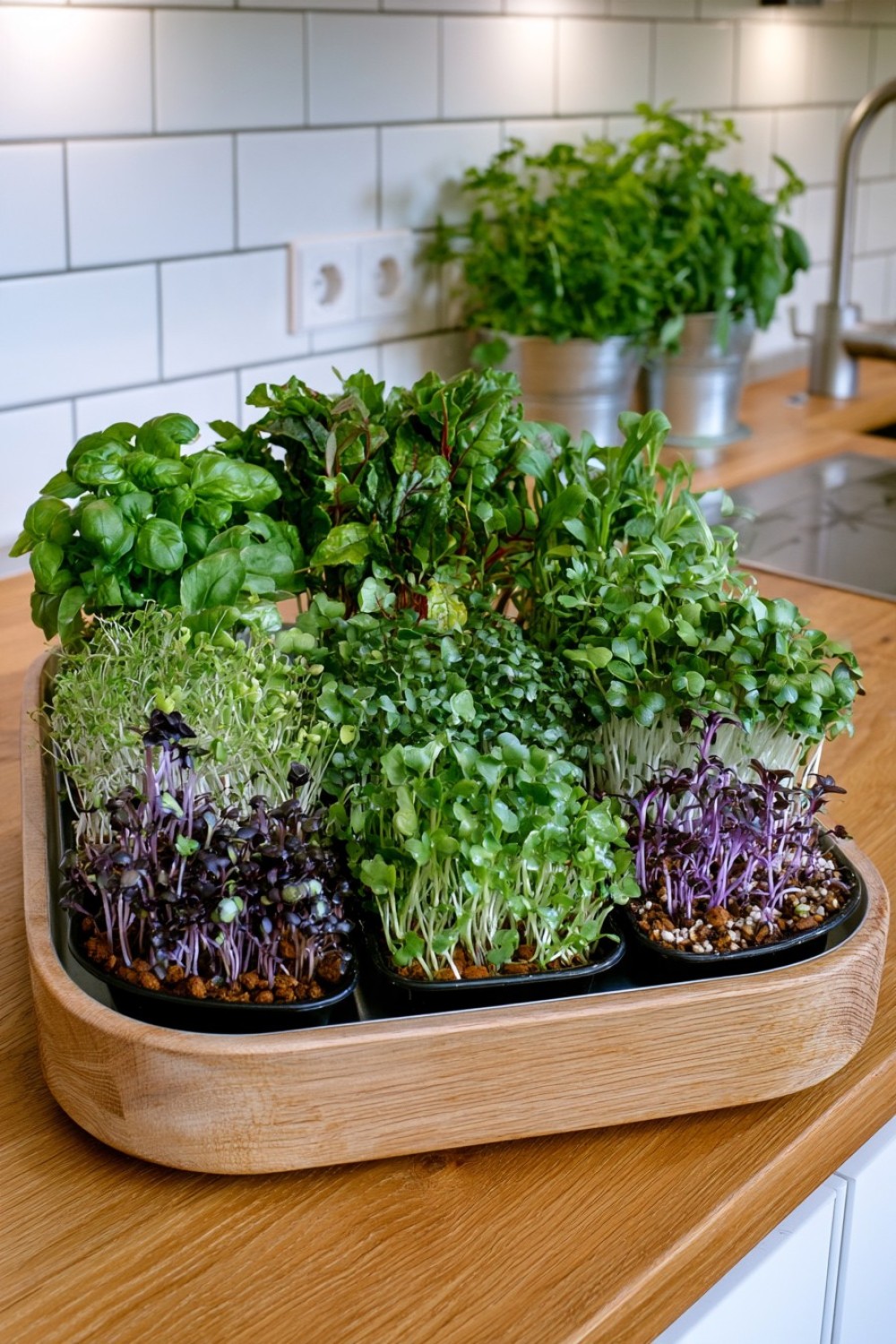 18. Interchangeable Countertop Microgreen Bar