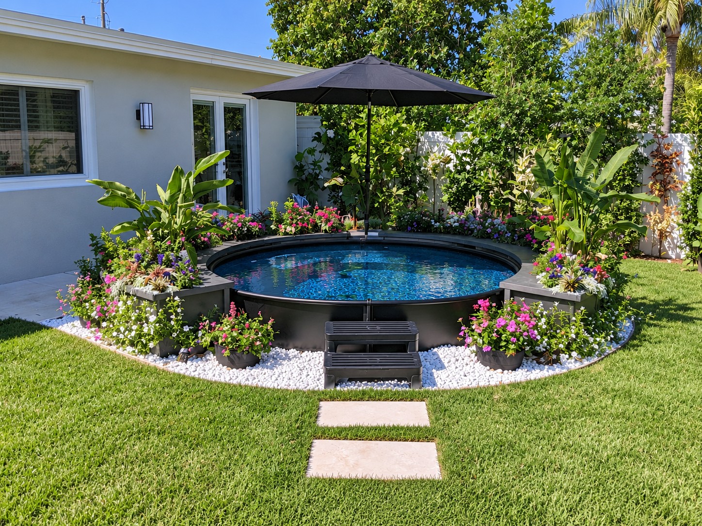 8. Finish The Pool Garden