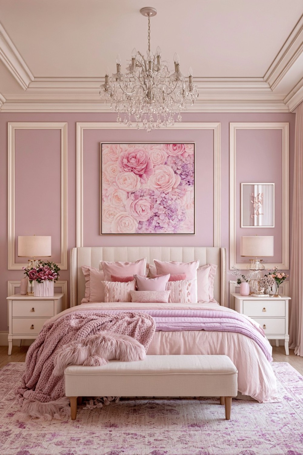9. Picture Frame Molding With Gentle Contrast
