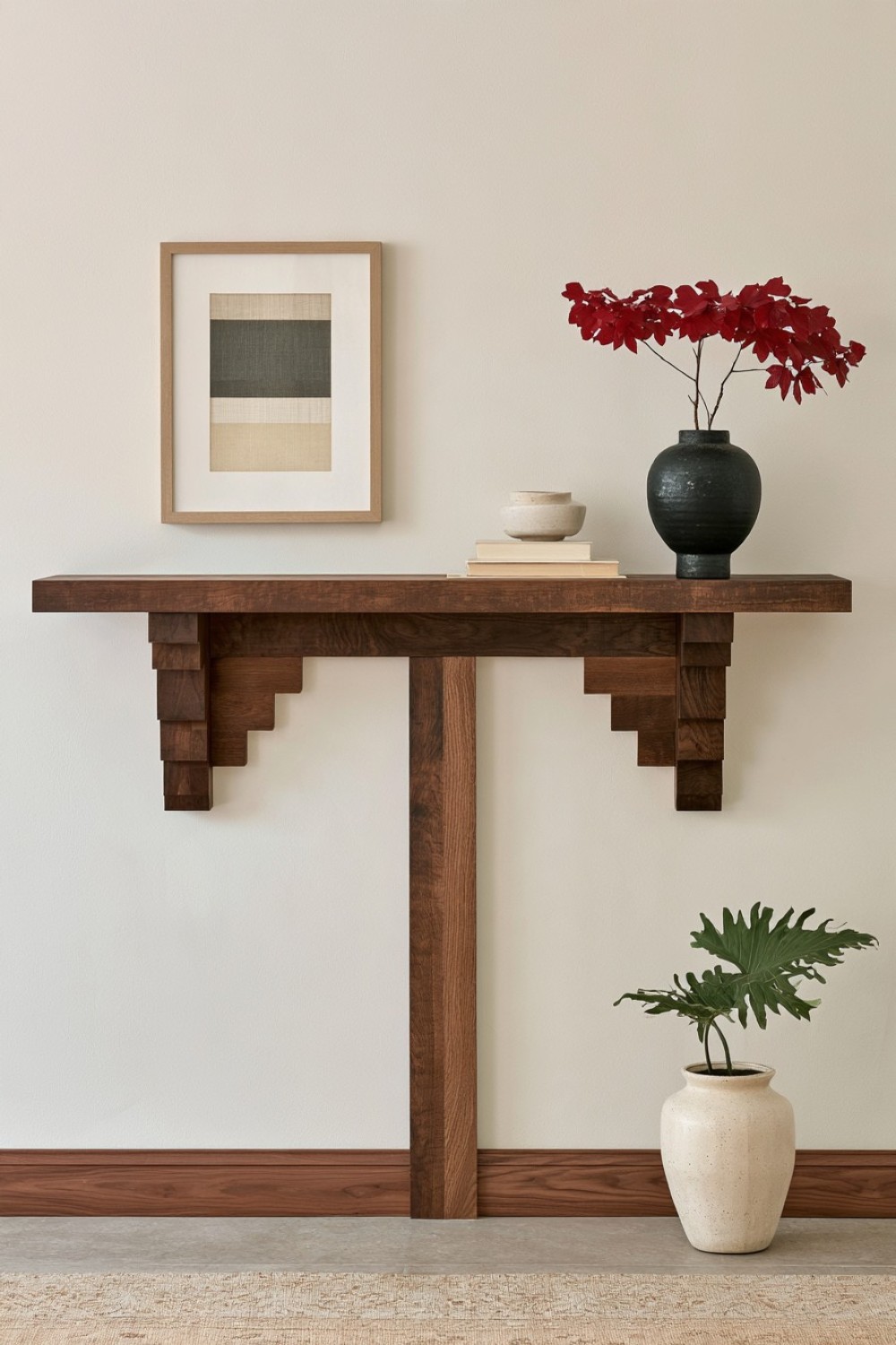 19. Oversized Center Bracket As A Statement Support