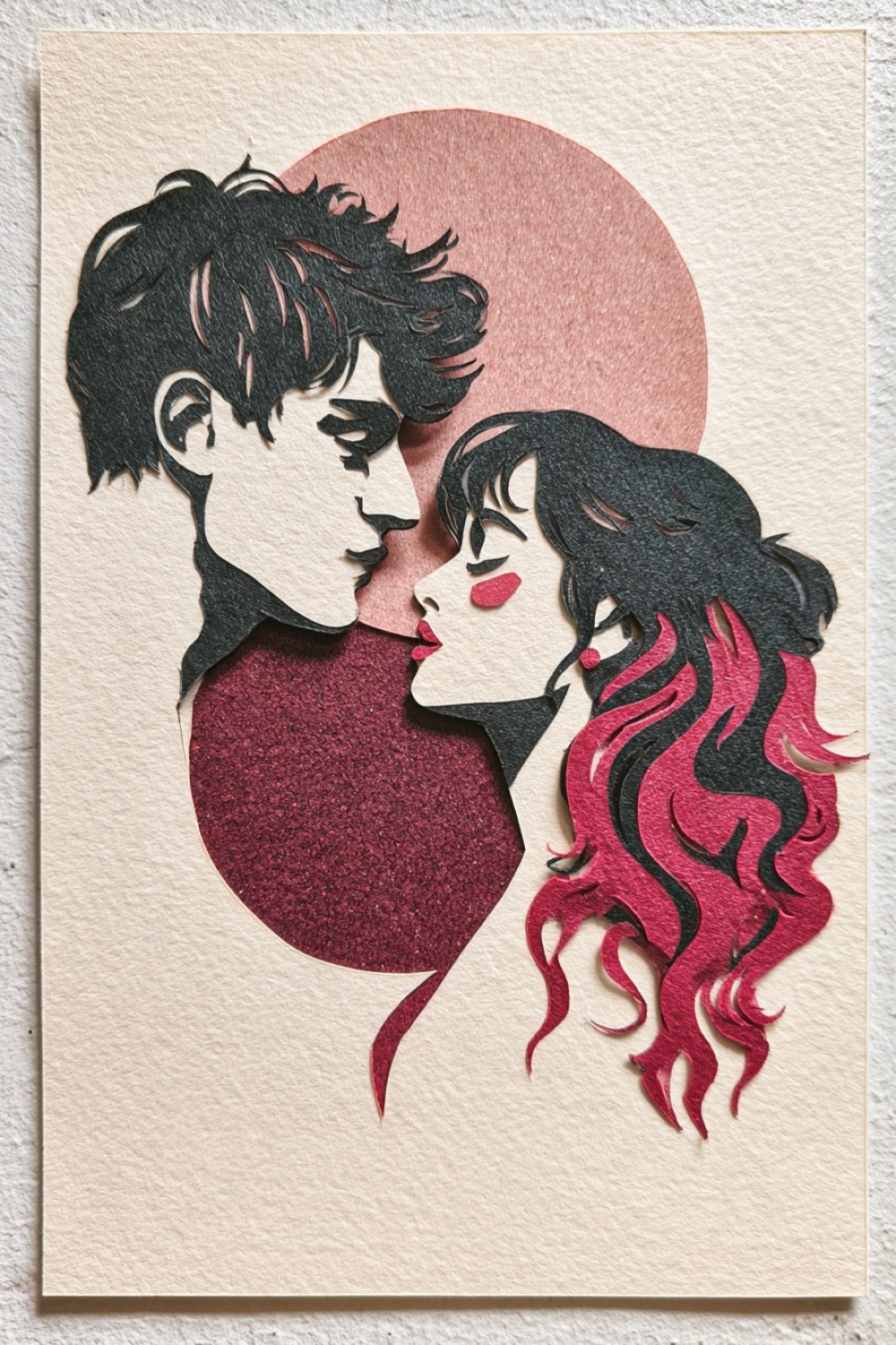 16. Cut Paper Shadow Portrait Poster