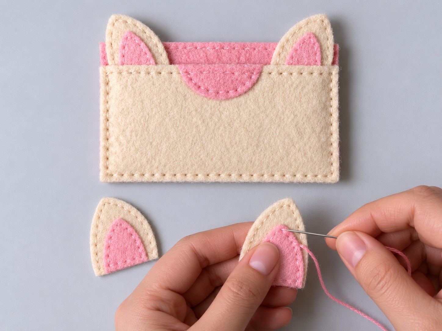 4. Build And Attach The Layered Ears