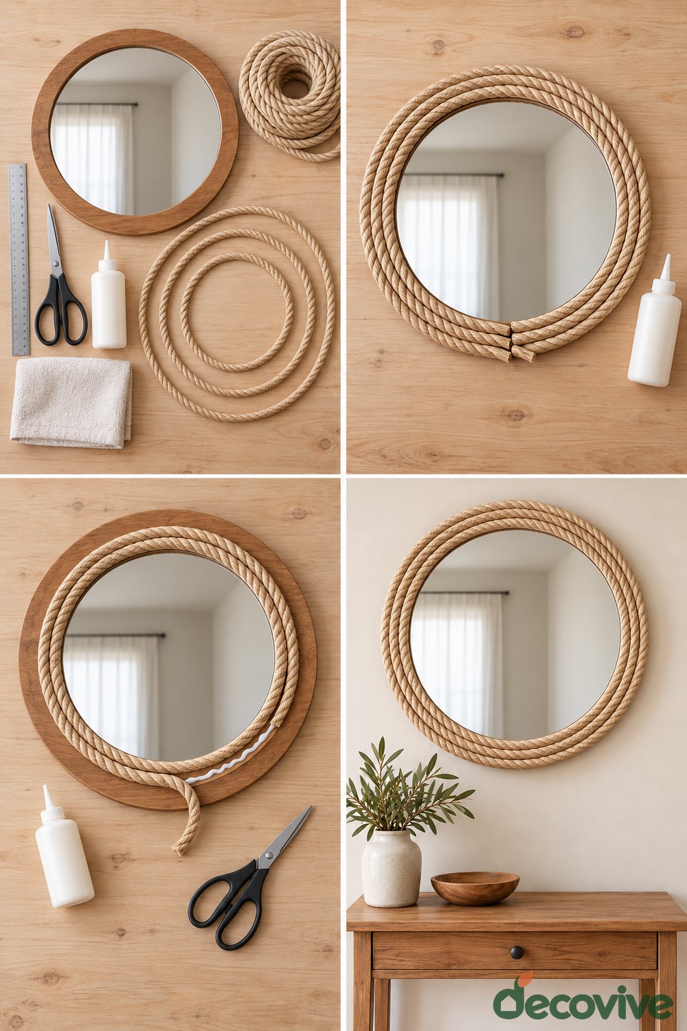 Upcycling Old Mirror details