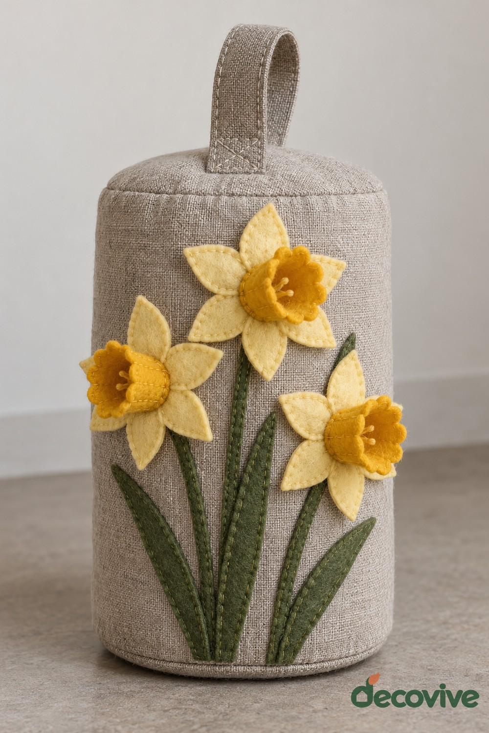 Daffodil Doorstop Cover