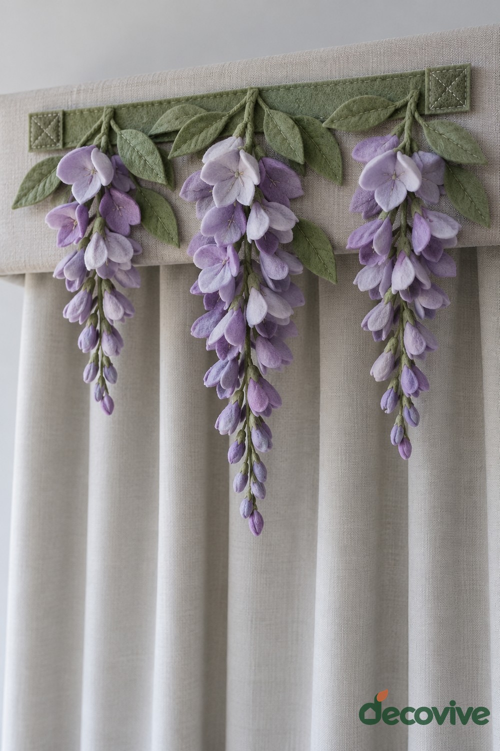Wisteria Curtain Valance